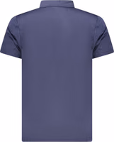 Blue Polyester Men's Polo Shirt 2
