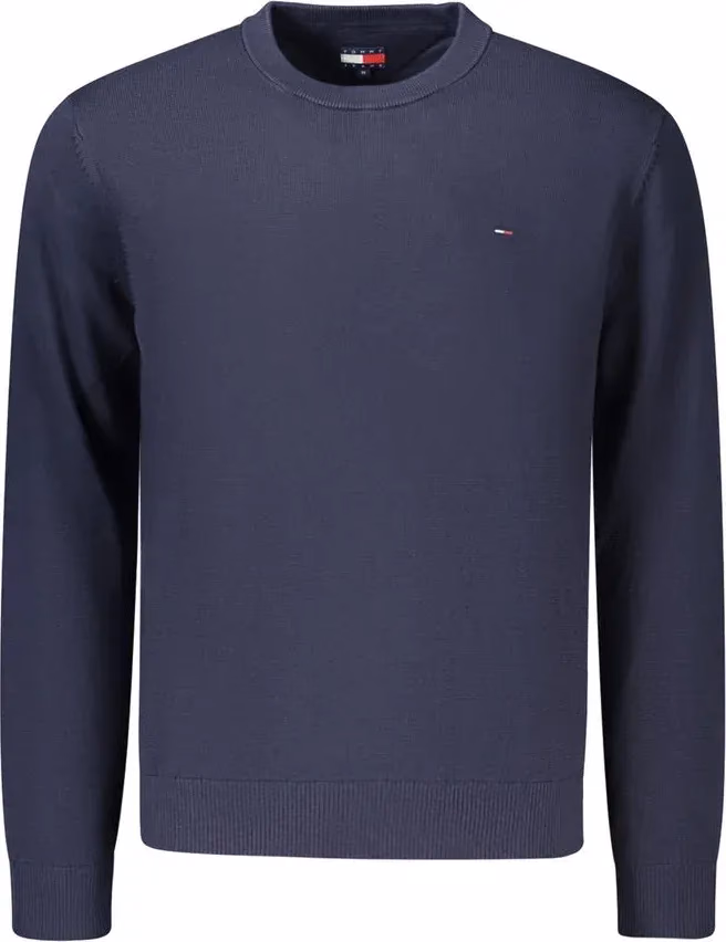Blue Cotton Mens Knitwear