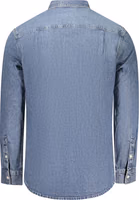 Blue Cotton Men's Shirt 2