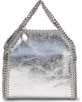 Silver Polyester Handbag 1