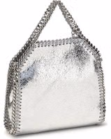 Silver Polyester Handbag 3