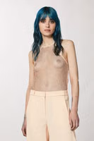 Pink Polyester Tank Tops 2