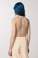 Pink Polyester Tank Tops 3
