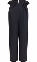 Black Wool Oves Aries Casual Pants 2