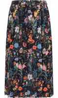 Multicolor Silk Midi Skirt 1