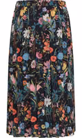Multicolor Silk Midi Skirt 2