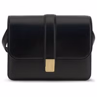 Black Calf Leather Bos Taurus Shoulder Bag 1