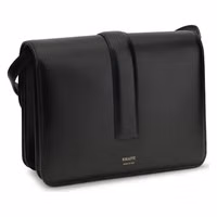 Black Calf Leather Bos Taurus Shoulder Bag 3