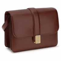 Bordeaux Calf Leather Bos Taurus Shoulder Bag 2