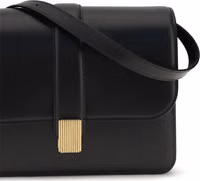 Black Calf Leather Bos Taurus Shoulder Bag 4