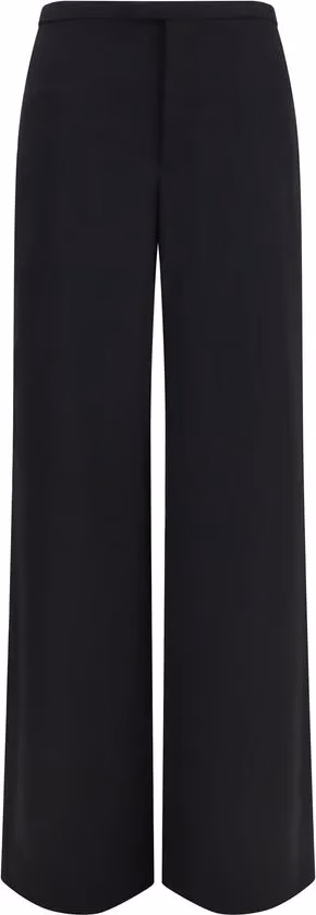 Black Wool Oves Aries Casual Pants
