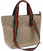 Beige Fabric Shoulder Bag 3