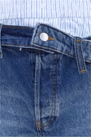 Blue Cotton Bermuda Shorts 3
