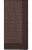 Brown Silk Foulard 1