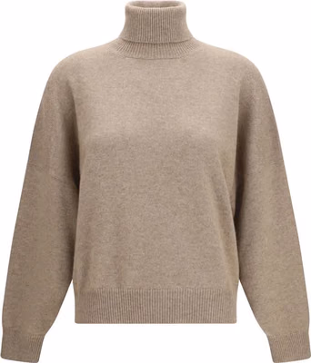 Brown Cashmere Turtleneck