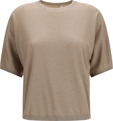 Beige Cashmere T-Shirt