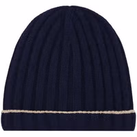 Blue Cashmere Beanie 2