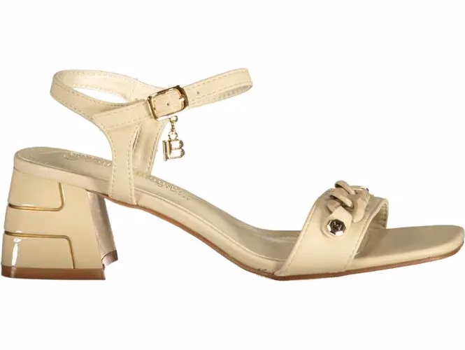 Beige Polyurethane Women's Sandal