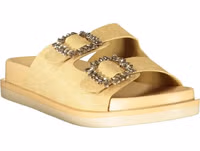 Beige Polyurethane Women's Slipper 2