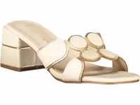 Beige Polyurethane Women Sandal 2