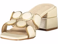 Beige Polyurethane Women Sandal 3
