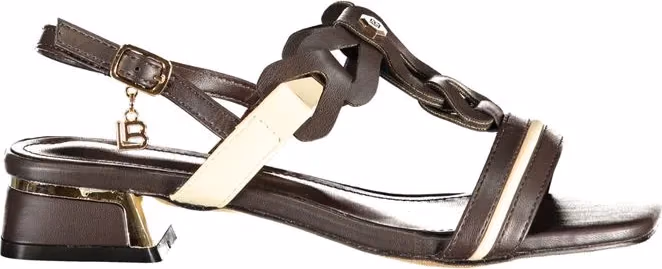 Brown Polyurethane Women's Sandal