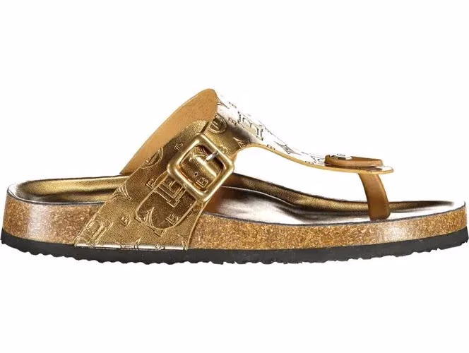 Bronze Polyurethane Women's Sandal