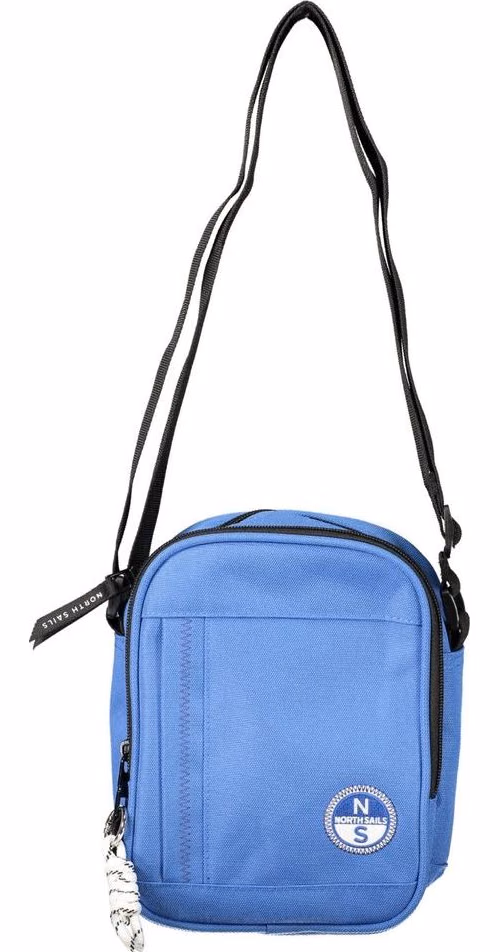 Blue Polyester Men's Bag