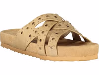 Beige Polyurethane Womens Sandal 2
