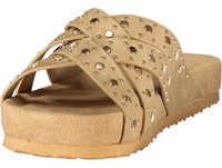 Beige Polyurethane Womens Sandal 3