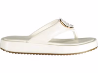 White Polyurethane Women Sandal 1