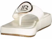 White Polyurethane Women Sandal 3