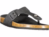 Black Polyurethane Women's Sandal 2