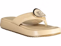 Beige Polyurethane Women's Sandal 2