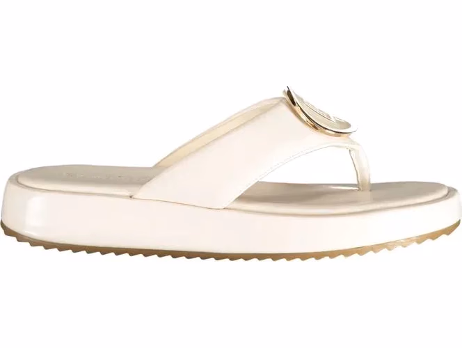 White Polyurethane Women's Sandal