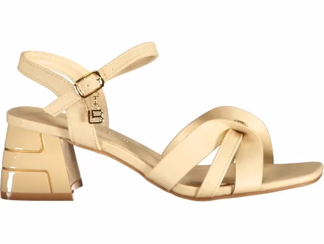 Beige Polyurethane Women's Sandal