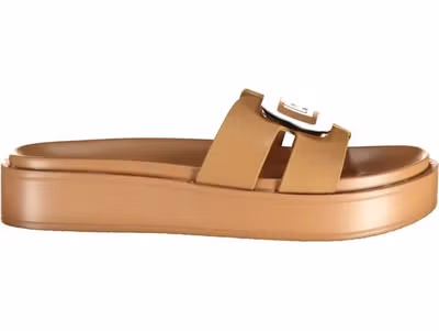Beige Polyurethane Women's Sandal