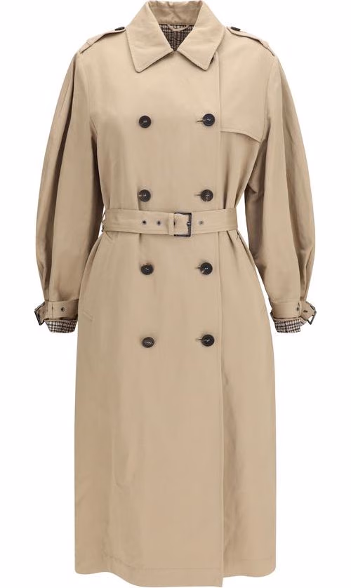 Beige Cotton Coat