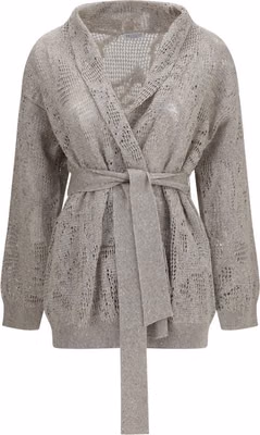 Beige Linen Cardigan