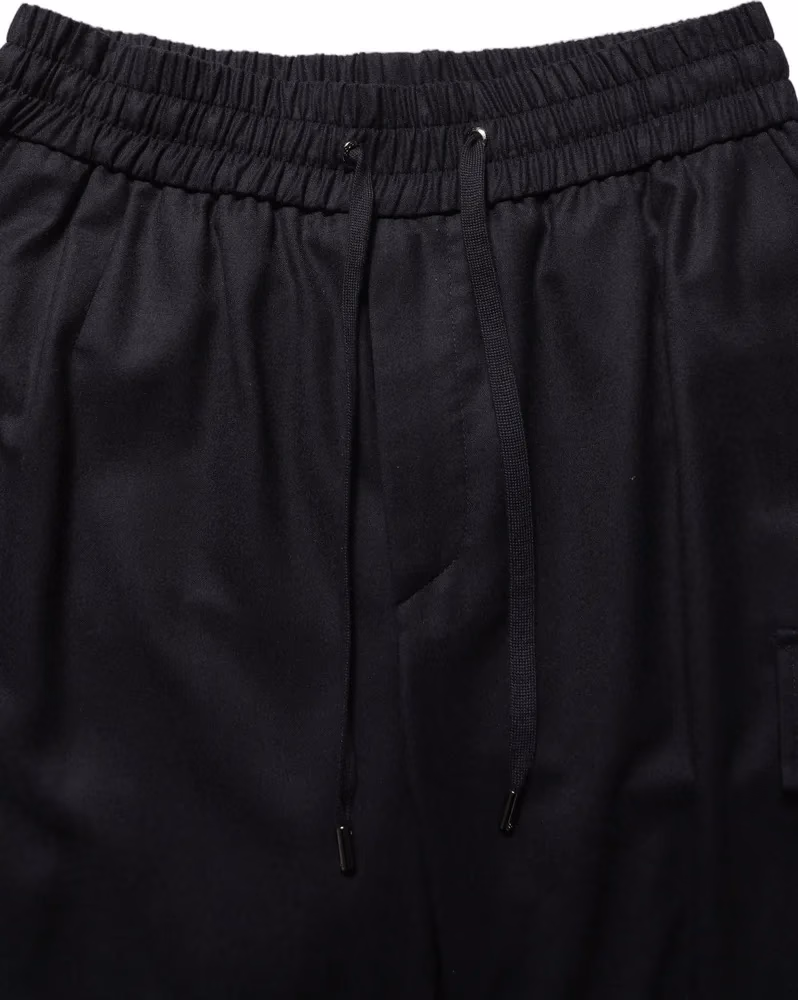 Black Mid Waist Cargo Jogger Sweatpants Pants