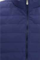 Blue Polyester Sleeveless Jacket 3