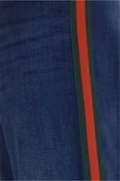 Blue Cotton Flared Jeans 3
