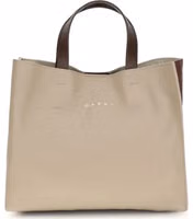 Beige Calf Leather Bos Taurus Shoulder Bag 1