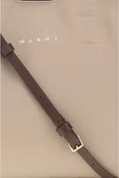 Beige Calf Leather Bos Taurus Shoulder Bag 4