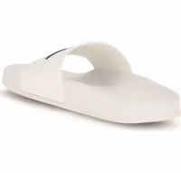 White Rubber Sandals 3