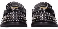 Black Leather Slip-On Loafers 3