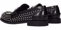 Black Leather Slip-On Loafers 4