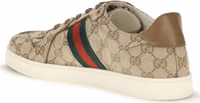 Beige Fabric Athletic Sneakers 3