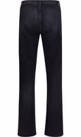 Black Cotton Flared Jeans 2