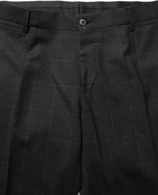 Dark Gray Wool Slim Fit Formal 2 Piece Men Suit